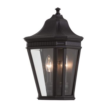 Feiss COTSWOLD LANE FE-COTSLN7-BK Wandleuchte 2x60W/E14 IP44
