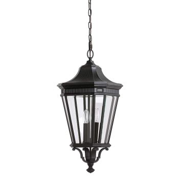 Feiss COTSWOLD LANE FE-COTSLN8-L-BK Pendelleuchte 3x60W/E14 IP23