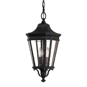 Feiss COTSWOLD LANE FE-COTSLN8-M-BK Pendelleuchte 2x60W/E14 IP23