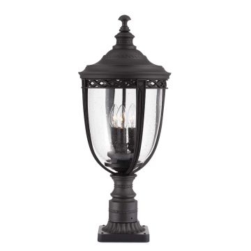 Feiss ENGLISH BRIDLE FE-EB3-L-BLK Stehlampe 3x60W/E14 IP44