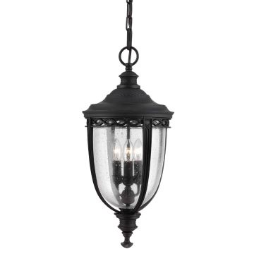 Feiss ENGLISH BRIDLE FE-EB8-L-BLK Pendelleuchte 3x60W/E14 IP23