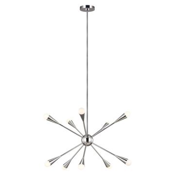 Feiss JAX FE-JAX10-PN Kronleuchter 10x3,5W/G9 3000K 3200LM