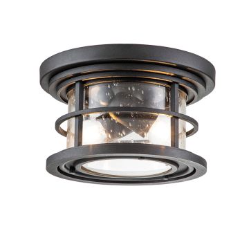 Feiss Lighthouse FE-LIGHTHOUSE-F-BLK Deckenleuchte 2x40W/E27 IP44