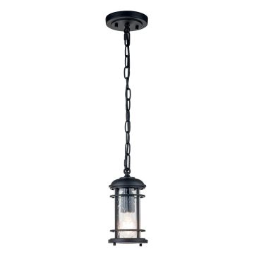 Feiss Lighthouse FE-LIGHTHOUSE8-S-BLK Pendelleuchte 1x60W/E27 IP44