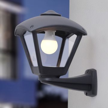 Fumagalli Nardo FMG-NARDO-DARIO-BLK Wandleuchte 1x23W/E27 IP55