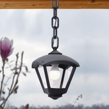 Fumagalli Sicar FMG-SICAR-DARIO-BLK Pendelleuchte 1x23W/E27 IP55