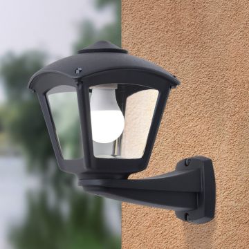 Fumagalli Nardo FMG-NARDO-ROBY-BLK Wandleuchte 1x23W/E27 IP55