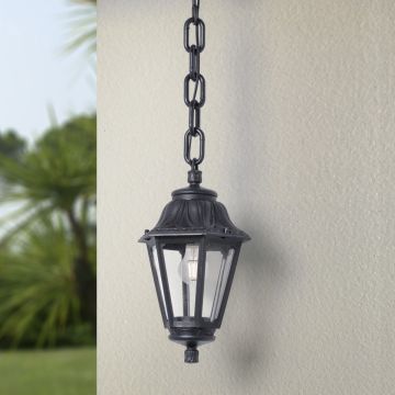 Fumagalli Sichem FMG-SICHEM-ANNA-BLK Pendelleuchte 1x23W/E27 IP55