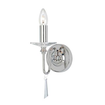 Elstead Lighting FINSBURY PARK FP1-POL-NICKEL Wandleuchte 1x60W/E14