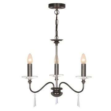 Elstead Lighting FINSBURY PARK FP3-OLD-BRZ Kronleuchter 3x60W/E14