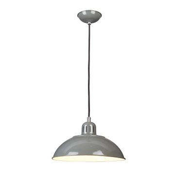 Elstead Lighting FRANKLIN FRANKLIN-P-GY Pendelleuchte 1x60W/E27