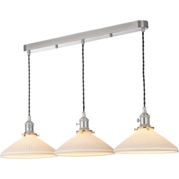 Dar Lighting Hadano HAD3661-10 Pendelleuchte 3x40w/e14 ip20