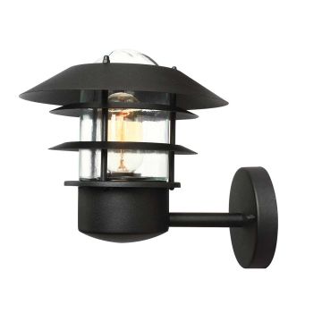 Elstead Lighting HELSINGOR HELSINGOR-BK Wandleuchte 1x60W/E27 IP44