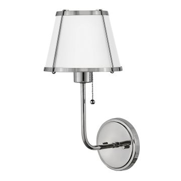 Hinkley Lighting Clarke HK-CLARKE1-PN-WH Wandleuchte 1x40W/E27 IP20