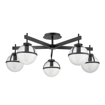 Hinkley Lighting Hollis HK-HOLLIS-5-C-BK Deckenlampe 5x40 W/E14 ip44
