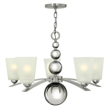 Hinkley Lighting ZELDA HK-ZELDA5-PN Kronleuchter 5x60W/E27