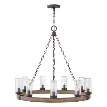 Hinkley Lighting Sawyer HK-SAWYER9-SQ Pendelleuchte 9x40W/E14 IP44