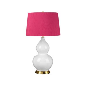 Elstead Lighting Isla ISLA-AB-TL-CRANBERRY Tischleuchte 1x60 W/E27