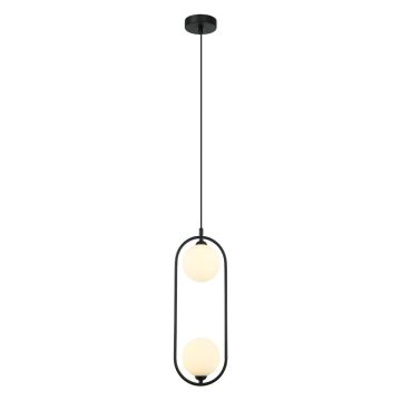 Italux LUPUS PND-3965-2-BK Pendelleuchte 2x25W/G9 IP20