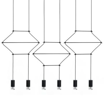 King Home FLUSSO LINE JD0032-6P Pendelleuchte 6x3W/G9 3000K 1440LM IP20