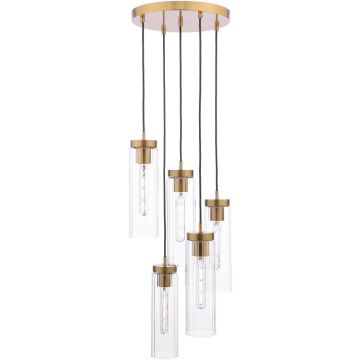 Dar Lighting Jodelle JOD0563 Pendelleuchte 5x40w/e27