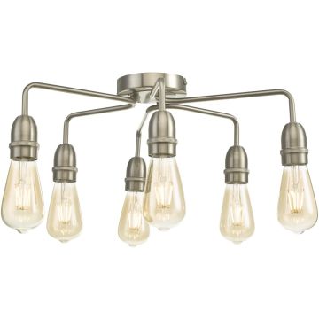 Dar Lighting Kiefer KIE0646 Deckenlampe 6x60w/e27 ip20