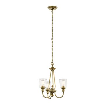 Elstead Lighting WAVERLY KL-WAVERLY3-NBR Kronleuchter 3x60W/E27