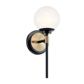 Kichler Benno KL-BENNO1-BK-CPZ Wandleuchte 1x3W/G9 3000K 300lm IP44