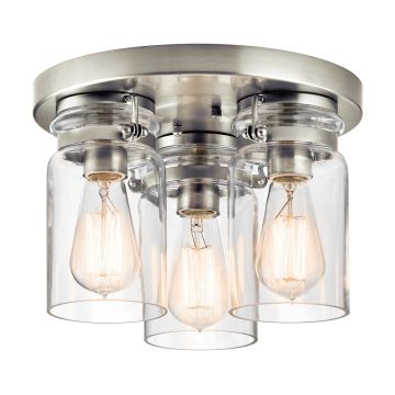 Kichler BRINLEY KL-BRINLEY-F-NI Deckenleuchte 3x60W/E27