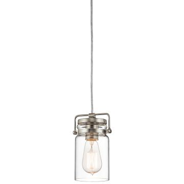 Kichler BRINLEY KL-BRINLEY-MP-NI Pendelleuchte 1x60W/E27
