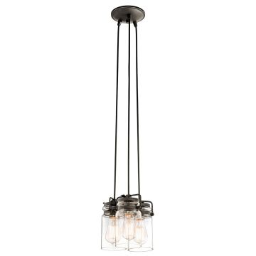 Kichler BRINLEY KL-BRINLEY3-OZ Pendelleuchte 3x60W/E27