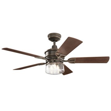 Kichler Lyndon Patio KLF-LYNDON-52-OZ Ventilator 3x60W/E27 3000K IP23