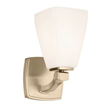 Kichler Marant KL-MARANT1-OPAL-CPZ Wandleuchte 1x3W/G9 3000K 300lm ip44