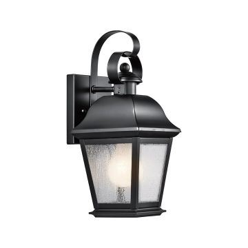 Kichler Mount Vernon KL-MOUNT-VERNON2-S-BK Wandleuchte 1x60W/E27 ip44
