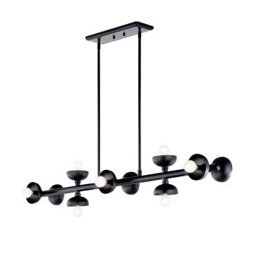 Kichler Palta KL-PALTA-LP10-BK Pendelleuchte 10x40W/E14 IP20