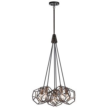 Kichler ROCKLYN KL-ROCKLYN6-RS Pendelleuchte 6x60W/E27