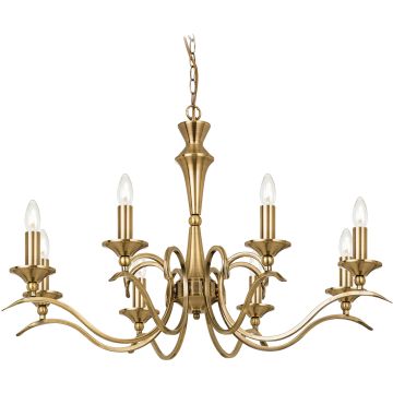 Endon KORA KORA-8AB Kronleuchter 8x40W/E14 IP20