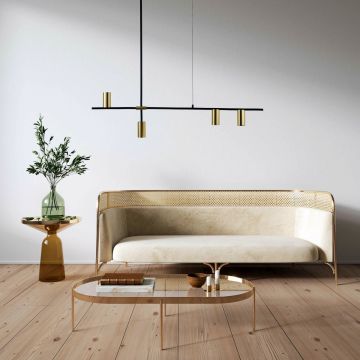 Light Prestige Arizona LP-074/4PL BK/GD Pendelleuchte 4x50W/GU10 IP20