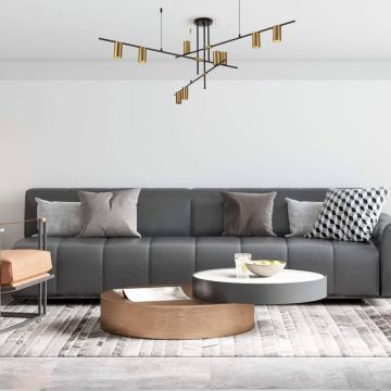 Light Prestige Arizona LP-074/9PL BK/GD Pendelleuchte 9x50W/GU10 IP20