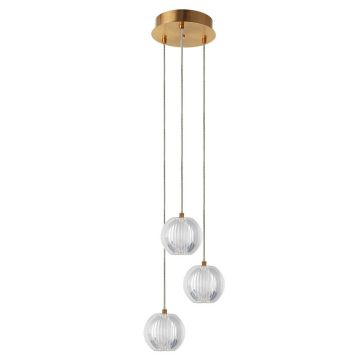 Light Prestige Brillant LP-3303/3P GD Pendelleuchte 3x11W/LED 1080lm IP20