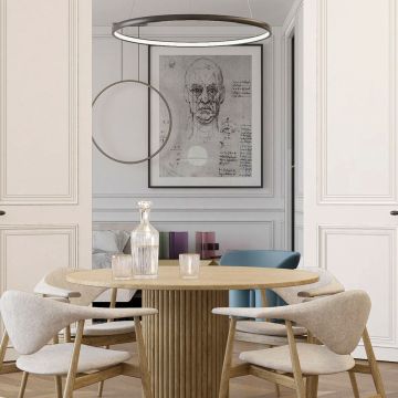 Light Prestige Midway LP-033/1P S BK Triangle Pendelleuchte 1x35W/LED 3000K 3850 lm IP20