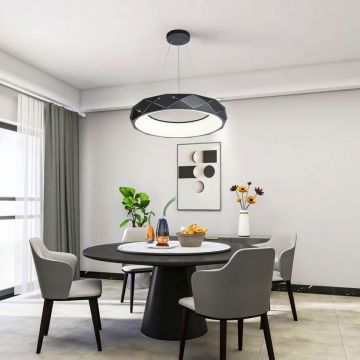Light Prestige Reus LP-8069/1P LED BK Pendelleuchte 1x36W/LED 4000K 3240 lm IP20