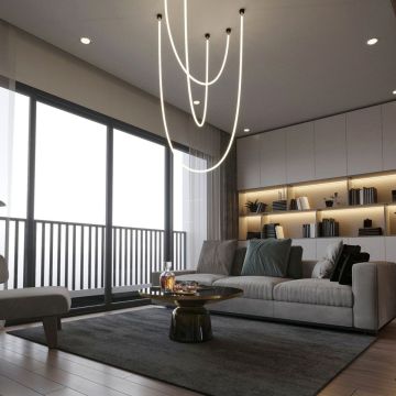Light Prestige Rope Light LP-642/2M Smart Pendelleuchte 1x25W/LED 2700K-6500K 6600 lm IP20