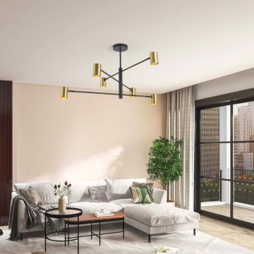 Light Prestige Snow LP-731/6P GD Deckenlampe 6x50W/GU10 IP20