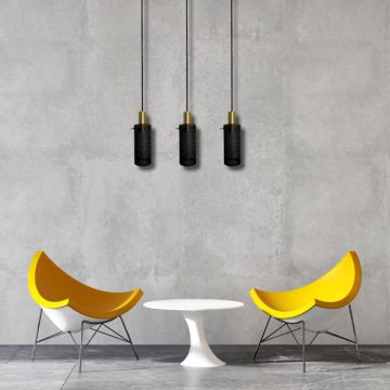 Light Prestige Tirana LP-945/3L BK Pendelleuchte 3x60W/E27 IP20