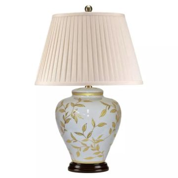Elstead Lighting Leaves Brown Gold LEAVES-BR-GL-TL Tischleuchte 1x60W/E27