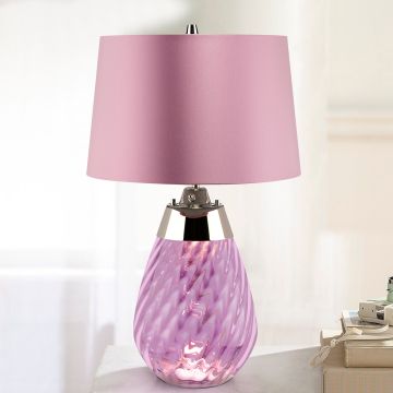 Elstead Lighting LENA SMALL LENA-TL-S-PLUM Tischleuchte 1X7W/GU10+1x60W/E27