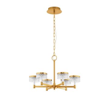 Luces Exclusivas MINEROS LE44585 Kronleuchter 6x38W/led 3000k IP20 2399lm