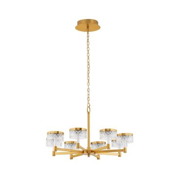 Luces Exclusivas MINEROS LE44586 Kronleuchter 8x48W/led 3000k IP20 3094lm