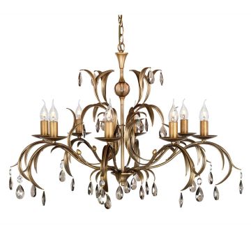 Elstead Lighting LILY LL8-ANT-BRZ Kronleuchter 8x60W/E14
